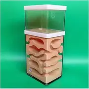 Ant Farm Ecological Ant Nest Farm, Plaster Ant Castle Ant Formicarium Transparent Habitat Ant House Box Ant Workshop Kit Ant Feeding Villa for Kids & Adults Science Experiment