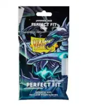 (200) Dragon Shield Perfect Fit Inner Card Sleeves - Clear Japanese Size YGO