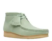 Clarks Originals Wallabee Boot Mint Green Suede Men's Casual Shoes 26169732