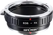 K&F Concept Lens Mount Adapter for Canon EOS EF/EFS Lens to Fujifilm FX X Mount Camera Body, Fit Fuji XT2 XT20 XE3 XT1 X-T2X-Pro1 etc. Camera