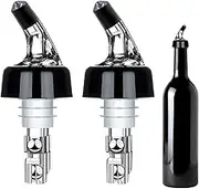 Automatic Measured Bottle Pourer | Clear Quick Shot Measure Pourer Spouts | Wine Cocktail Alcohol Drinks Dispenser | Drinks Wine Cocktail Dispenser Home Bar tool for Bartending, Making