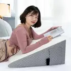 Bed Wedge Pillow Headboard Gap Pillow, Lower Back Triangle Pillow Wedge, Leg