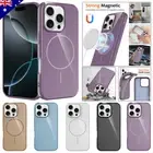 For iPhone 16e 16 15 14 Plus 13 Pro Max Shockproof Magsafe Case Silicone Cover