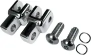 LA Choppers Chrome Footpeg Relocation Clevis (LA-7202-00)