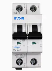 1pcs EATON Miniature Circuit Breaker MCB FAZ-D3/2