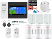 R08 Tuya APP WiFi+4G Wireless Home Security Alarm System+Alexa+Google Assistant