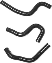 TRS Silicone Radiator Hose for Honda CR80R 1998-2002 CR85R 2003-2007 Black