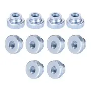 Knurled Thumb Nuts 10Pcs M4 Iron Round Knob for 3D Printer Part
