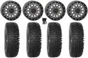 System 3 SB-6 15" Wheels Gm (4+3) 35" RC500S Sticky Tires Can-Am Maverick X3