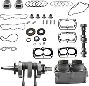 PratRaken Engine Rebuild Kit Crankshaft Camshaft Cylinder Piston Gasket for Polaris RZR Sportsman Ranger 800 2008-2017 Cylinder Crankshaft Engine Rebuild Kit 1204334 2204393