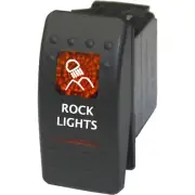 ROCK LIGHTS 515O Rocker Switch 12v ON-OFF LED amber for jeep truck