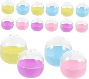 Garneck 25pcs Twisting Ball Vending Machine Capsules Round Candy Storage Boxes for Party Favors Lightweight Containers for Prizes and Treats