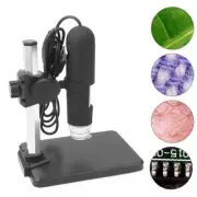 USB 1000X Digital Microscope 2MP 8 LED Endoscope Magnifier Camera+Lift Stand Kit