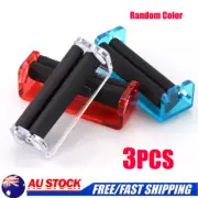 3Pcs Cigarette Rolling Device Tobacco Paper Roller Machine Auto Box Maker 70mm