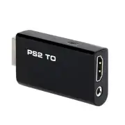 For PS2 To HDMI-Compatible External Adapter HDTV RCA AV Audio Video Converter r