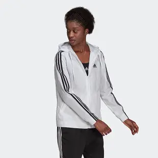 ADIDAS 女生款 W 3S WB 外套 H10243 連帽外套 愛迪達 防風 防潑水 基本款 三線