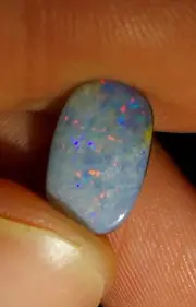 Australian Picasso Opal Doublet 3.64ct Lighting Ridge Excellent Pinfire Pattern
