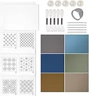 Water Soluble Sashiko Kit - Water Soluble Needle and Fabric Material Kit - Sashiko Embroidery Beginner Kit, Embroidery Patterns for Beginners Embroidery