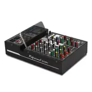 6 Channel DJ Digital Sound Mixer +24 DSP Echo OTG Jack Sound Card Mixing Console