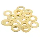 18Pcs Brass Flat Washer, M12 3/16"x1/16"x0.120mm Fenders Washers Assortment