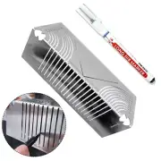 90�� Angle Marking Ruler Square Tube Angle And Marking Tool +Marker Pen