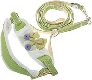 Totority Adjustable Small Dog Leash Kitten Harness Breathable Pet Leash for Small Dogs Cats Secure Fit Easy to Use Outdoor Daily Use Pet Lead Rope