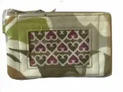 vera bradley zippered case portobello road small change wallet