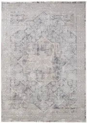 Celine Distressed Beige / Blue Rug