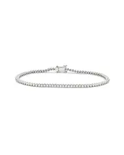 Genevive Brilliance CZ Tennis Bezel Bracelet