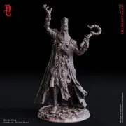 Desert Mummy King Pharaoh Resin Miniature 28mm 32mm Dungeon Dragons D&D RPG