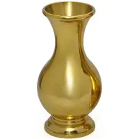 在飛比找樂天市場購物網優惠-黃銅光身花瓶擺件家用供佛供瓶觀音凈水瓶供奉插花花瓶佛具用品