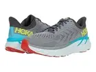 HOKA ONE ONE Clifton 7 Men's Road Running Gray Multi Mesh Sneakers WIDE Size 8.5