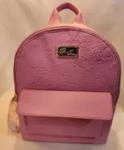 BETSEY JOHNSON Luv Betsey FARAH Pink Double Zip Mini Backpack / Purse - NWT