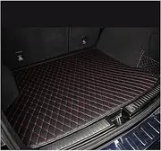 Car Cargo Liners for Peugeot 206 207 308 307SW 308SW 3008 4008 Car Trunk Mats Auto Boot Protector Pads Trunk Carpets(Black Red,207 2009-2014)
