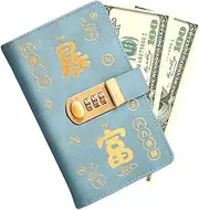 Savings Challenges Book | Large Capacity Saving Binder Money Challenge Savings Book | Waterproof Challenge Tracker Reusable Budget Binder with Envelopes for Cash & Coin