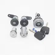 DEMULAX Trunk Back Lock Cylinder with 2 Keys, for Ford, for Fiesta, Street Hatch 1999-2002 96FGA22050CG 98FU A22050 CDPM Car Lock Cylinder