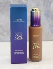 TARTE~ Rainforest of the Sea Water Foundation~deep sand~1 oz.~New/Boxed