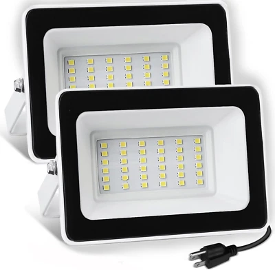 3000 Lumen LED Flood Lights, Outdoor Waterproof Security Lights, 30W Floodlight