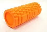 TunTuri Grid Foam Roller for Yoga, Back Exerciser 14cm x 33cm Orange