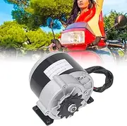 SustVita High Torque Electric Motor, 24V 500W Brushed Motor, 2800 RPM Geared Motor for Electric Scooter, Go Kart, Bike