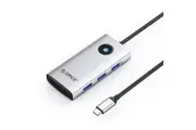 [PW11-6P-SV] Type-C 6-in-1 5Gbps Multifunction Docking Station - Silver