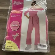 Barbie Pink Power Jumpsuit Youth Size Medium8-10 Halloween Party Costume/az