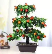 Artificial Bonsai Plant Home Decor Potted Fake Tree Plants Pot Flower Flowers