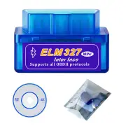 KINGBOLEN ELM327 V2.1 OBD2 Bluetooth Wireless Car Scanner Adapter Torque Auto Scan Tool Diagnostic Interface For Android