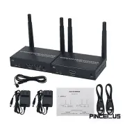 200M/656FT Wireless HDMI Extender HDMI Transmitter Receiver 1080P for Conference