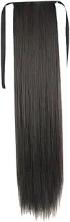 OATIPHO Women Long Straight Ponytail Extension Wig with Strap Synthetic Hair Piece for Daily Use Cosplay and Parties Natural