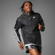 adidas Own the Run 3-Stripes Jacket Black M - Men Running Jackets