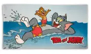 Tom And Jerry Classic Cartoon Characters Swim Pool Bath Sheet Beach Towel