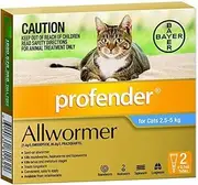Profender Cat Allwormer Broad Spectrum Control, 20 Count