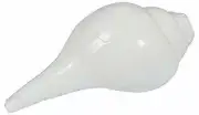 Conch Shell Blowing Shankh, Valampuri Shankh (White) for Pooja